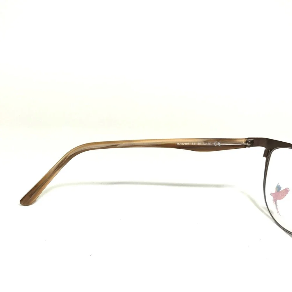 Maui Jim Eyeglasses Frames MJO2105-88M Matte Brown Horn Cat Eye 53-18-135